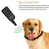 Dog Training Collar with Remote Control 1000 feet - Rechargeable and Upgraded IP67 Waterproof Electric Collar for Large Medium Small Dogs
