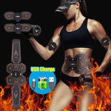 New Upgrade USB Rechargeable Muscle Toner Muscle Trainer Fitness Equipment For Abdomen/Arm. [&lt;lun&gt;]