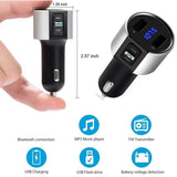 Car Hands Free Bluetooth MP3 Player FM Transmitter Dual USB Charger [&lt;lun&gt;]