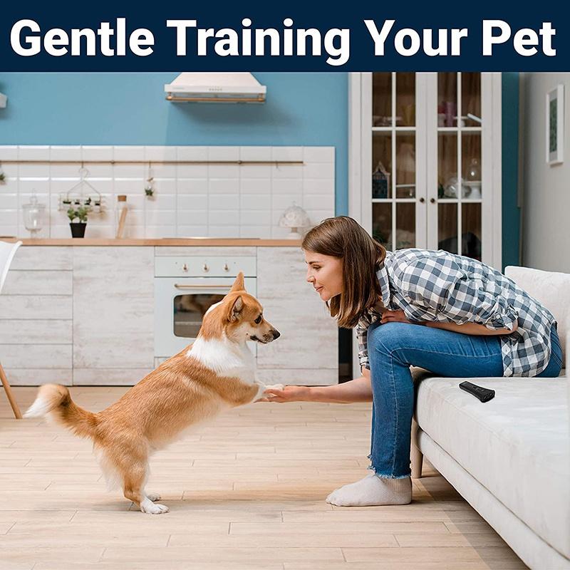 2020 New Handheld Anti Barking Device. Ultrasonic Dog Bark Deterrent with Multi-Function Dog Bark Control. Pet Anti-Barking Silencer and Trainer. No Collar Indoor &amp; Outdoor Stop Barking Dog Device