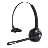 Pro Trucker Bluetooth Headset/Cell Phone Headset with Microphone, Office Wireless Headset, Over the Head Earpiece, On Ear Car Bluetooth Headphones for Cell Phone, Skype, Truck Driver, Call Center