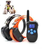Remote Dog Training Shock Collar Electronic Rechargeable Waterproof 300m Remote Control For Two Dogs Training Collar (For 1-2 dogs)
