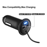 Bluetooth Car Kits, Bluetooth Receiver MP3 Player FM Radio Transmitter In-car, Hands-Free Wireless Talking &amp; Music Streaming,Audio Adapter with USB Car Charger