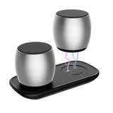 Portable Bluetooth Speakers Wireless  Dual Speakers, Mini Size Surround HD Sound, HandsFree for Calls Home, Outdoors,Office, Phones, PC,Shower,Pool,Travel