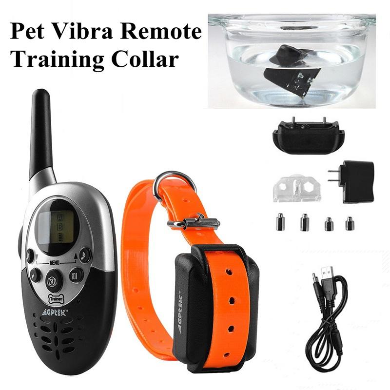 2021 New 1000 Yards Dog Training Collar with Remote, Rechargeable and Waterproof with 3 Dog Training Modes Static Shock/Vibration/Beep for Medium or Large Dog with White Backlight LCD Screen [<lun>]