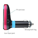 Fashion  LCD Screen Vehicle Dual USB Car Charger Wireless Car Kit with Audio MP3 Player Support TF Card [&lt;lun&gt;]