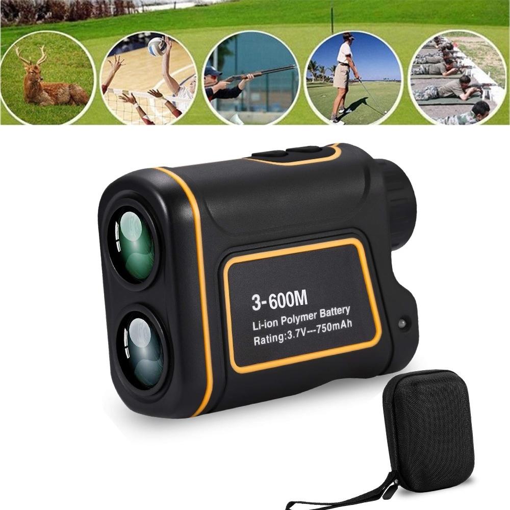 Golf Laser Rangefinder with Slope Measurement,Hunting Laser Range Finder, Telescope Distance Measuring ,Handheld Monocular Meter Rangefinder(656Yards)