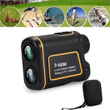 Golf Laser Rangefinder with Slope Measurement,Hunting Laser Range Finder, Telescope Distance Measuring ,Handheld Monocular Meter Rangefinder(656Yards)
