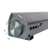 FREE REMOTE+Elegent Design TV Wireless Bluetooth Soundbar Subwoofer Stereo Speaker(3 Colour)