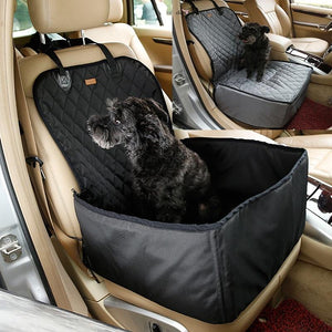 Portable Folding Dog Travel Booster Bag Cat Puppy Pet Car Seat Carrier Safety Belt Cover