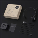 Bluetooth Headset with Mic Charging Dock,On-Ear Office Wireless Headset with Noise Cancelling Microphone for Call Center,Mobile Phones, Laptop,Skype,VoIP