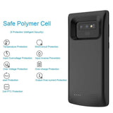 Galaxy Note 9 /Note 8 Battery Case, 5000mAh/5500mAh Portable Charger Case Rechargeable Extended Battery Pack Protective Backup Charging Case Cover for Samsung Galaxy Note 9(6.4 Inch)