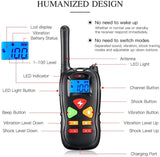 Dog Training Collar with Remote, Waterproof Rechargeable Shock Collar with Beep/Vibration/Shock Fits Small, Medium and Large Dogs