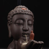 Exquisite Retro Handmade Ceramic Backflow Incense Burner Home Decor Incense Holder Buddhist Crafts +20 Incense Cones