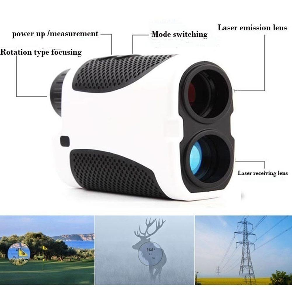 Golf Rangefinder, 6X Laser Range Finder 437 Yards with Slope ON/Off Technology, Fast Flag Lock, Continuous Scan Support - Tournament Legal Golf Rangefinder [<lun>]