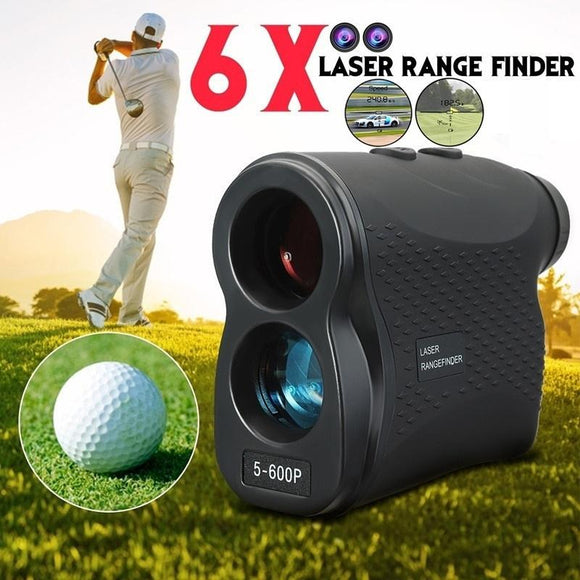 600P Laser Rangefinder 600m Distance Meter 6X Monocular Golf Range Finder