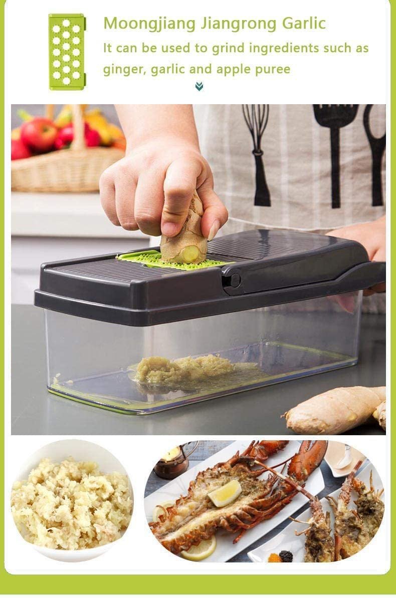 New Multifunctional Vegetable Potato Slicer Set Chopper Grater Carrot Cutter Shredder Onion Peeler Kitchen Tool [<lun>]