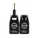 Muslady Guitar System Transmitter &amp; Receiver 2.4G Wireless Built-in Rechargeable Lithium Battery 30M/50M Transmission Range for Electric Guitar Bass (Silver)