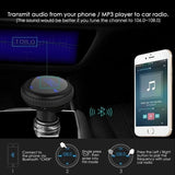 Car Locator,In Car Bluetooth FM Transmitter Handsfree Call Dual USB Charger Radio Adapter