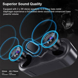 HiFi Bluetooth 4.1 LED Speaker Strong Bass Support SD Card Outdoor Portable Subwoofer Music Player
