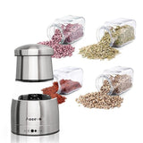 Pepper Grinder or Salt Shaker for Professional Chef - Best Spice Mill with Brushed Stainless Steel, Special Mark, Ceramic Blades and Adjustable Coarseness
