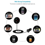 Wireless Bluetooth FM Transmitter Car Kit  MP3 Player &amp; USB Charger [&lt;lun&gt;]