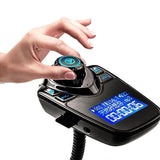 Bluetooth FM Transmitter Car Mp3 Player with Car Charger 3.1A LED Mini 2 USB Car Charger for Smartphone Pad