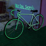 Reflective Glow Tape Self-adhesive Sticker Removable Luminous Tape Fluorescent Glowing Dark Striking Warning Tape