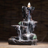 Buddhist Porcelain Incense Holder Backflow Incense Burner Home Fragrance