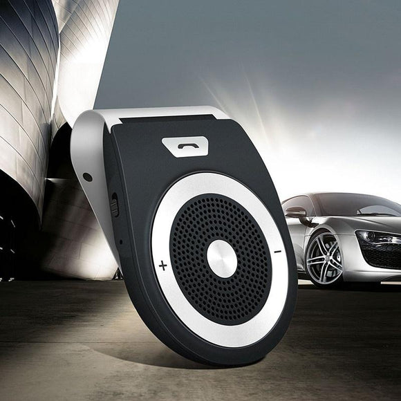 Car Sun Visor Wireless Bluetooth Car Speakerphone Hands-free Car Kit Bluetooth Music Receiver Adapter Support Four Languages [<lun>]