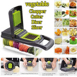New Multifunctional Vegetable Potato Slicer Set Chopper Grater Carrot Cutter Shredder Onion Peeler Kitchen Tool [&lt;lun&gt;]
