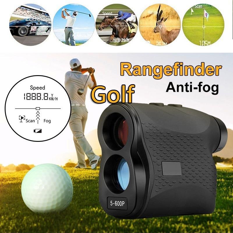 600P Laser Rangefinder 600m Distance Meter 6X Monocular Golf Range Finder