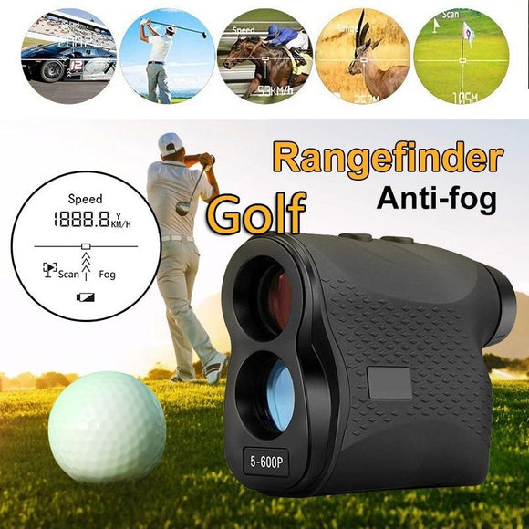 600P Laser Rangefinder 600m Distance Meter 6X Monocular Golf Range Finder