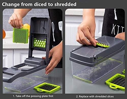 New Multifunctional Vegetable Potato Slicer Set Chopper Grater Carrot Cutter Shredder Onion Peeler Kitchen Tool [<lun>]