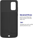 Battery Case for Samsung Galaxy S20 Ultra/S20+/S20/Note10 Plus/Note10/S10 Plus/Note9/Note8/S9 Plus/S8 Plus/S7 edge , Portable Charging Case Rechargeable External Battery Pack Extended Battery Protective Charger Case