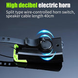 Bicycle Front Light Smart 4-level Induction Indicator 4000mAh USB Rechargeable with Horn 800 Lumen LED Bike Headlight Cycle FlashLight Lamp