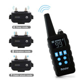 Dog Training Collar with Remote Control 1000 feet - Rechargeable and Upgraded IP67 Waterproof Electric Collar for Large Medium Small Dogs