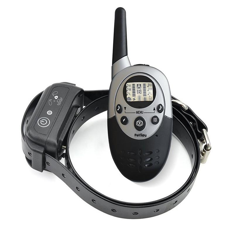 2021 New 1000 Yards Dog Training Collar with Remote, Rechargeable and Waterproof with 3 Dog Training Modes Static Shock/Vibration/Beep for Medium or Large Dog with White Backlight LCD Screen [<lun>]