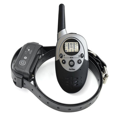 2021 New 1000 Yards Dog Training Collar with Remote, Rechargeable and Waterproof with 3 Dog Training Modes Static Shock/Vibration/Beep for Medium or Large Dog with White Backlight LCD Screen [<lun>]