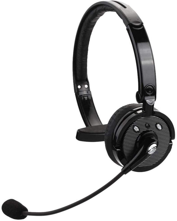 Pro Trucker Bluetooth Headset/Cell Phone Headset with Microphone, Office Wireless Headset, Over the Head Earpiece, On Ear Car