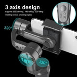 Pro Handheld Stabilizer,H4 3-Axis Handheld Gimbal Stabilizer ,Anti-shaking, Face Object Tracking Video Shooting for Smartphone