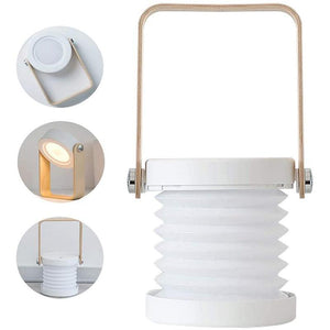2021 New Portable Foldable USB Rechargeable Dimmable LED Lantern Night Light Table Lamp [&lt;lun&gt;]