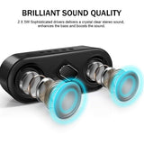 HiFi Bluetooth 4.1 LED Speaker Strong Bass Support SD Card Outdoor Portable Subwoofer Music Player