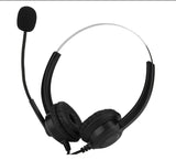 USB Headset with Microphone Double Sided for Business Skype Work from Home Call Center Office Video Conference Computer Laptop PC VOIP Softphone Telephone Noise Cancellating Headset Headphone