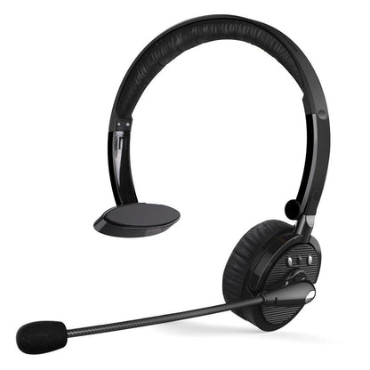 Truck Driver Bluetooth Headset Office Wireless headphones Mic Noise Canceling Headset with Microphone for Call Center,Cell Phone Laptop