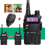 BAOFENG UV-5R Dual Band UHF/VHF Two Way Ham FM Radio+Speaker Mic Walkie Talkie [&lt;lun&gt;]