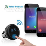 Car Locator,In Car Bluetooth FM Transmitter Handsfree Call Dual USB Charger Radio Adapter