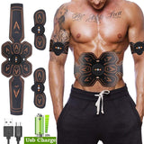 New Upgrade USB Rechargeable Muscle Toner Muscle Trainer Fitness Equipment For Abdomen/Arm/Leg /Waist