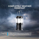 LED Camping Lantern Portable Flashlight - Survival Kit for Emergency, Hurricane, Power Outage