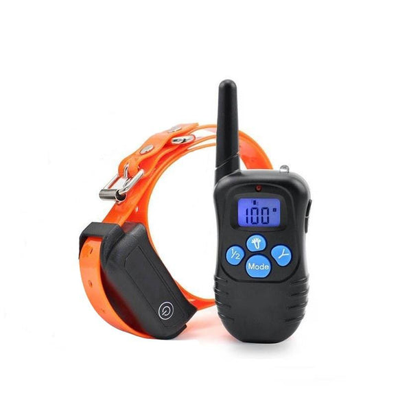 2020 Remote Dog Training Shock Collar Electronic Rechargeable Waterproof 300m Remote Control For Two Dogs Training Collar